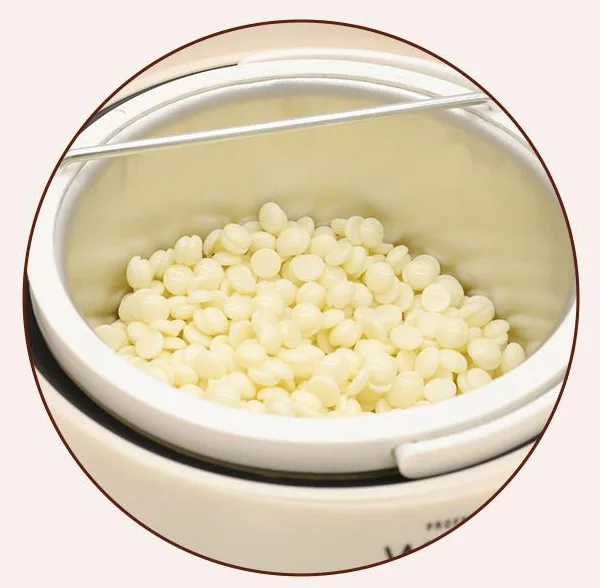 Yl-wax004 with beans in pot warmer 500ml